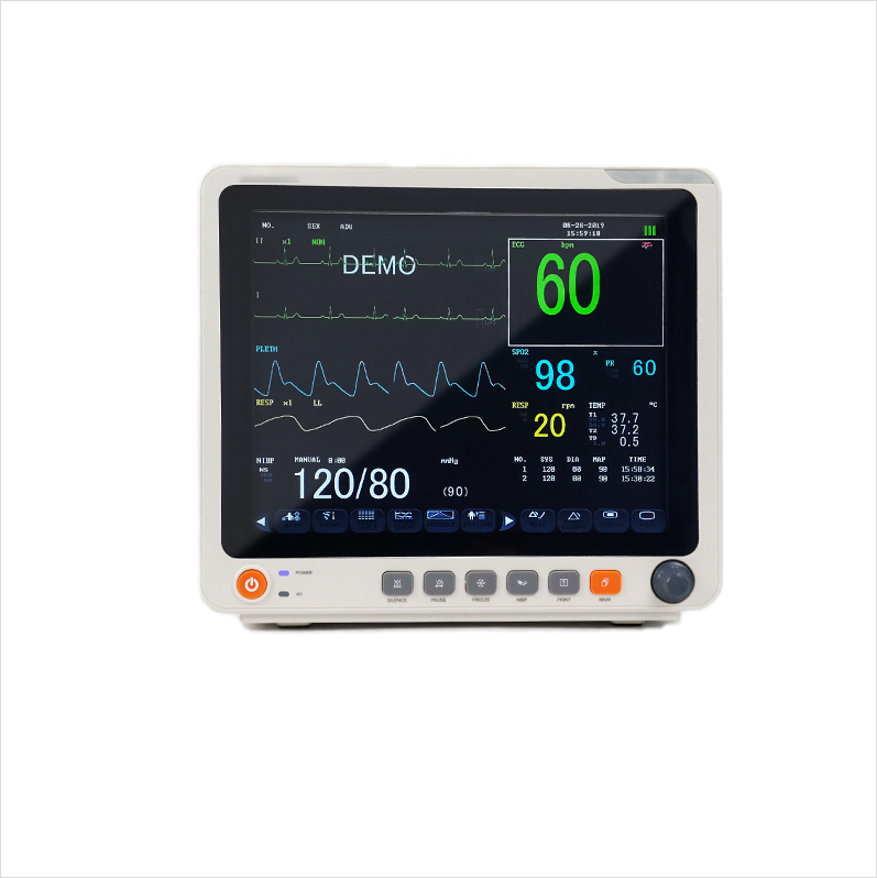 136-CE-Certified Advanced Vital Sign Monitoring Alarm System 12.1-Inch Durable Plastic Patient Monitor f.jpg